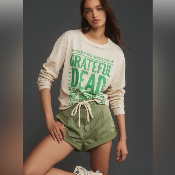 COPY - Anthropologie Letluv Grateful Dead Concert Long Sleeve Graphic Tee - Picture 1 of 7